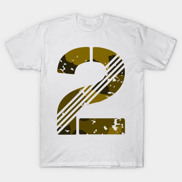 Number 2 T-Shirt by Gustavo Navarro